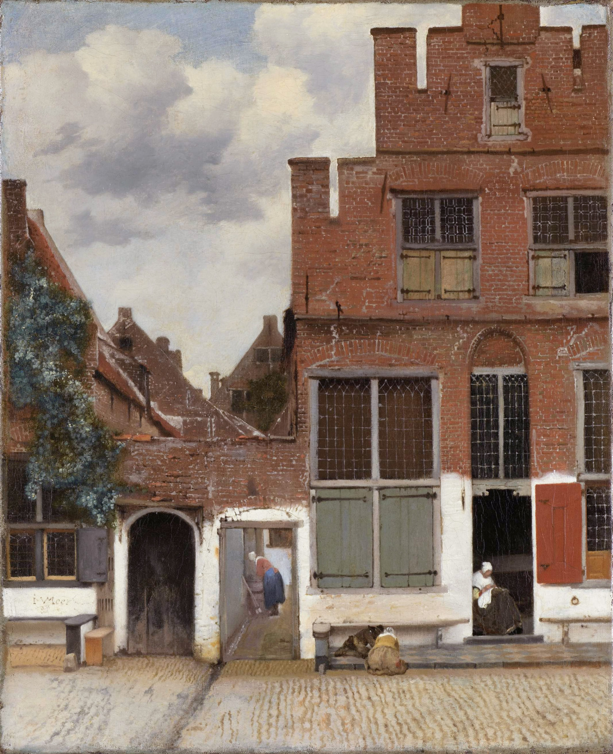 Barok, Uliczka, Jan Vermeer 1657-1658, olej na płótnie